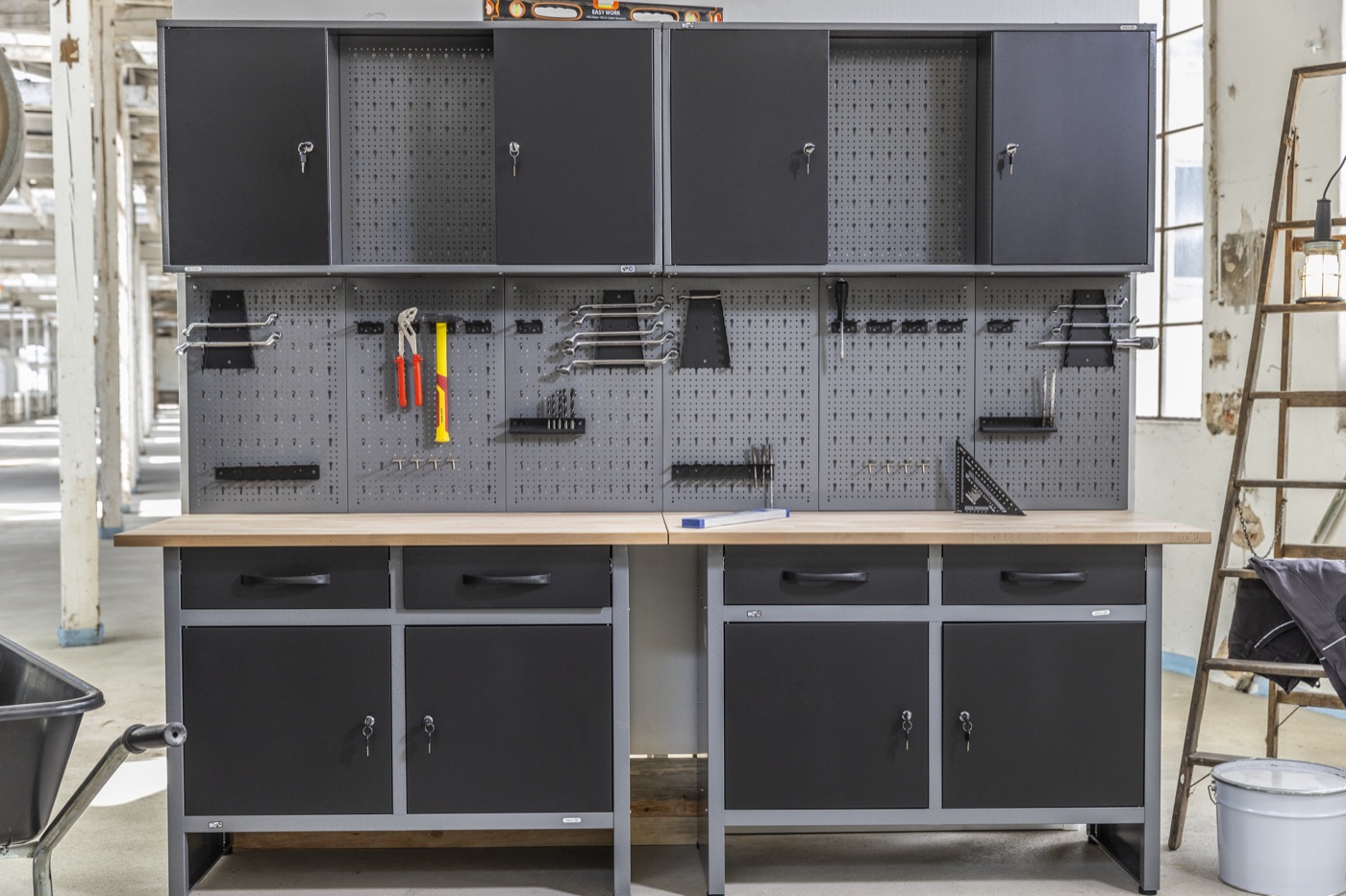Werkstatt-Sets im Originalfoto